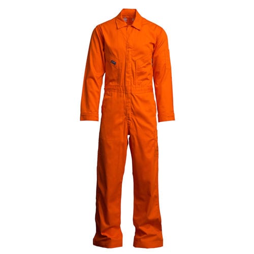 LAPCO 7 oz FR Deluxe Coverall in orange